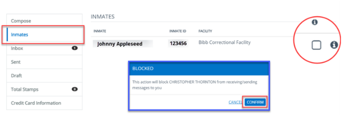 Can an Inmate Block You on Securus eMessaging..