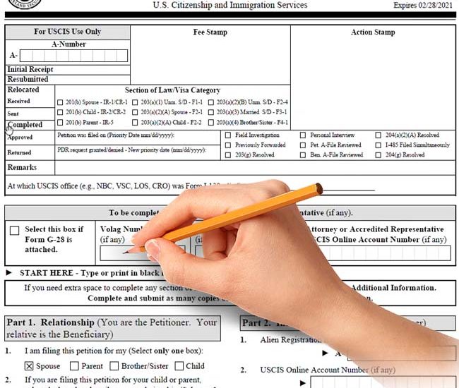 How to Fill Out Form I-130