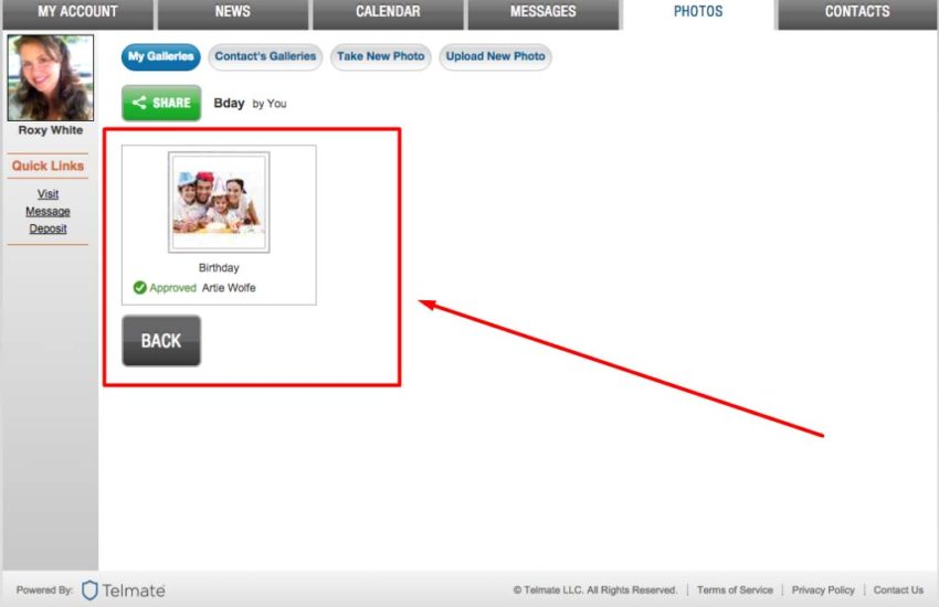 Steps to Upload a Photo on GettingOut 4