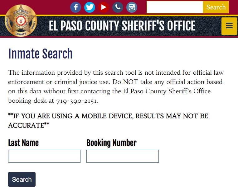 How Do I Find Someone in El Paso County Jail?