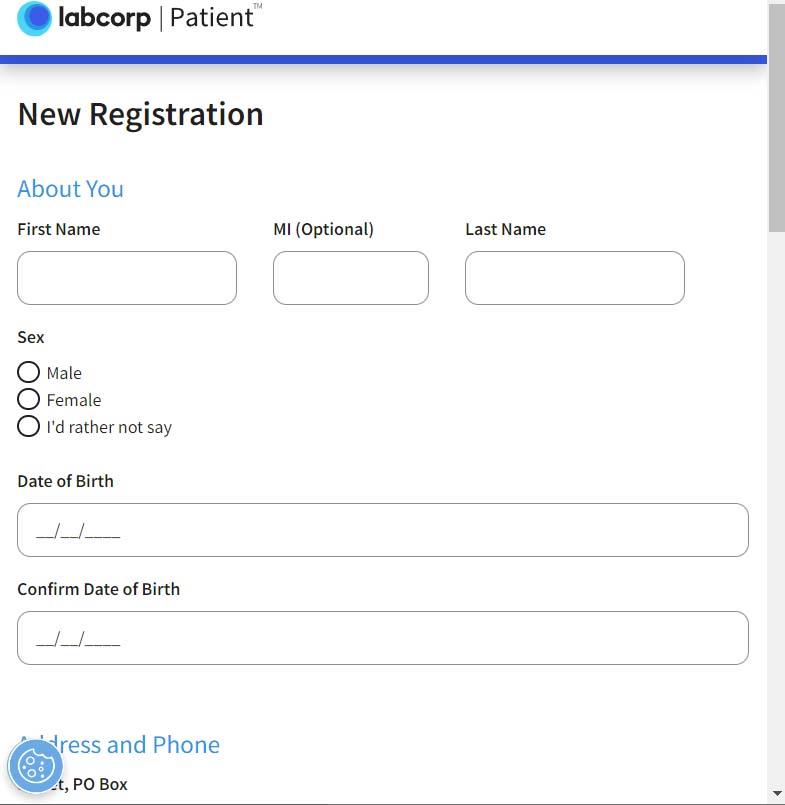 Sign Up for Labcorp Patient Portal