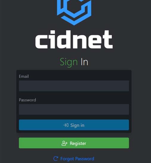 CIDNET Public Portal