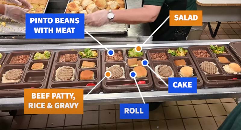 prison foods for mealtimes