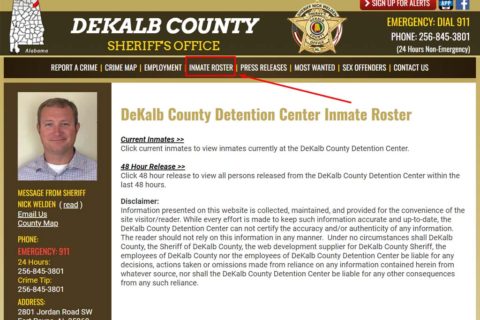 DeKalb County Detention Center Inmate Roster
