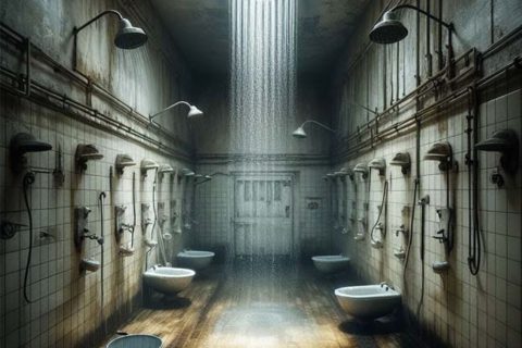 Showers in Prison