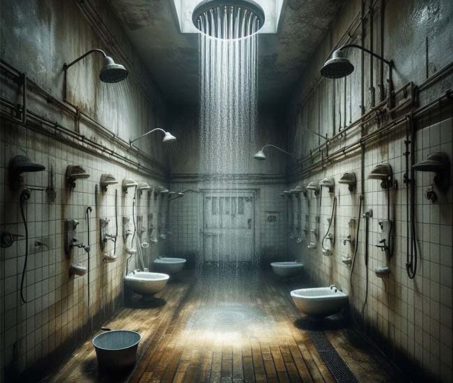 Showers in Prison
