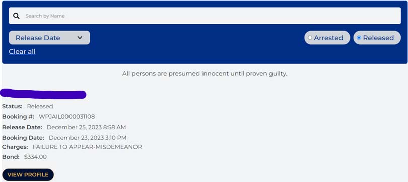 WPSO Inmate Roster 2