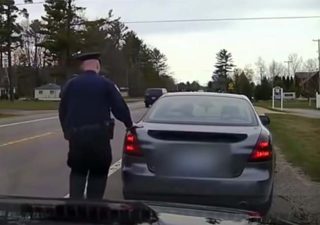Police Officers Touch the Back of the Car When You Get Pulled Over