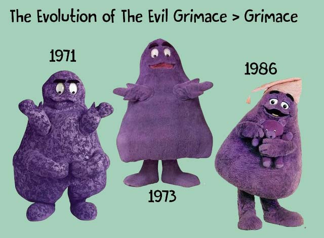 The Evolution of The Evil Grimace